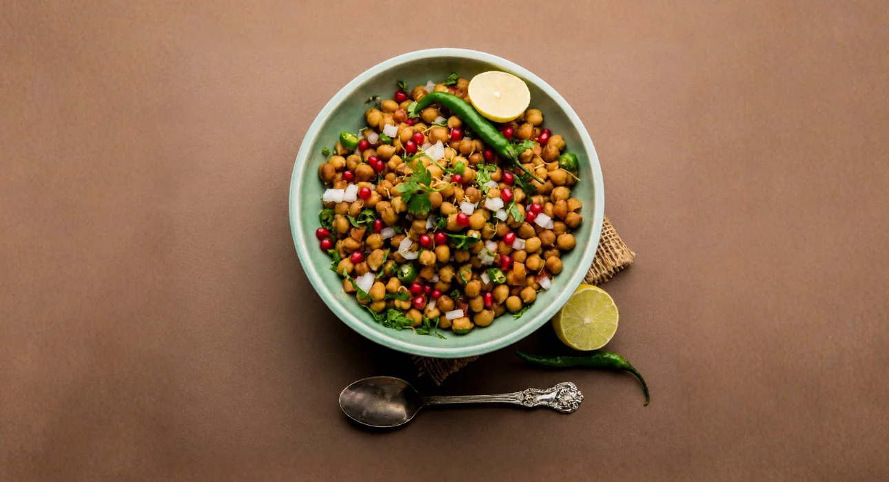 Chana Chaat with Amla & Pomegranate